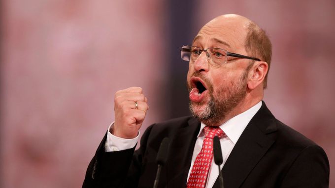 Kandidát SPD na německého kancléře Martin Schulz.