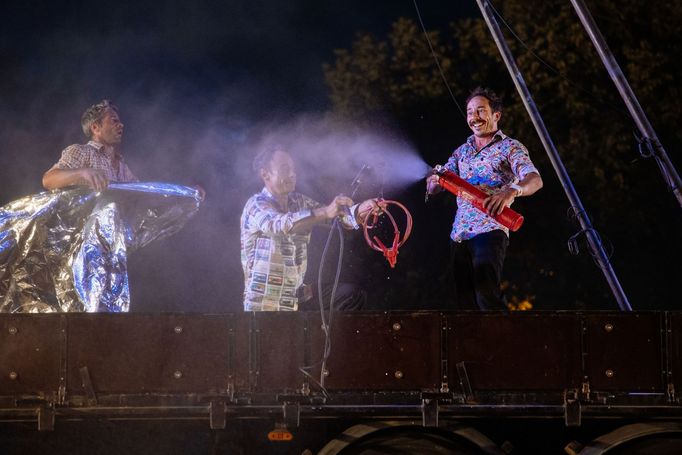 Snímek ze středečního zahájení festivalu Letní Letná.