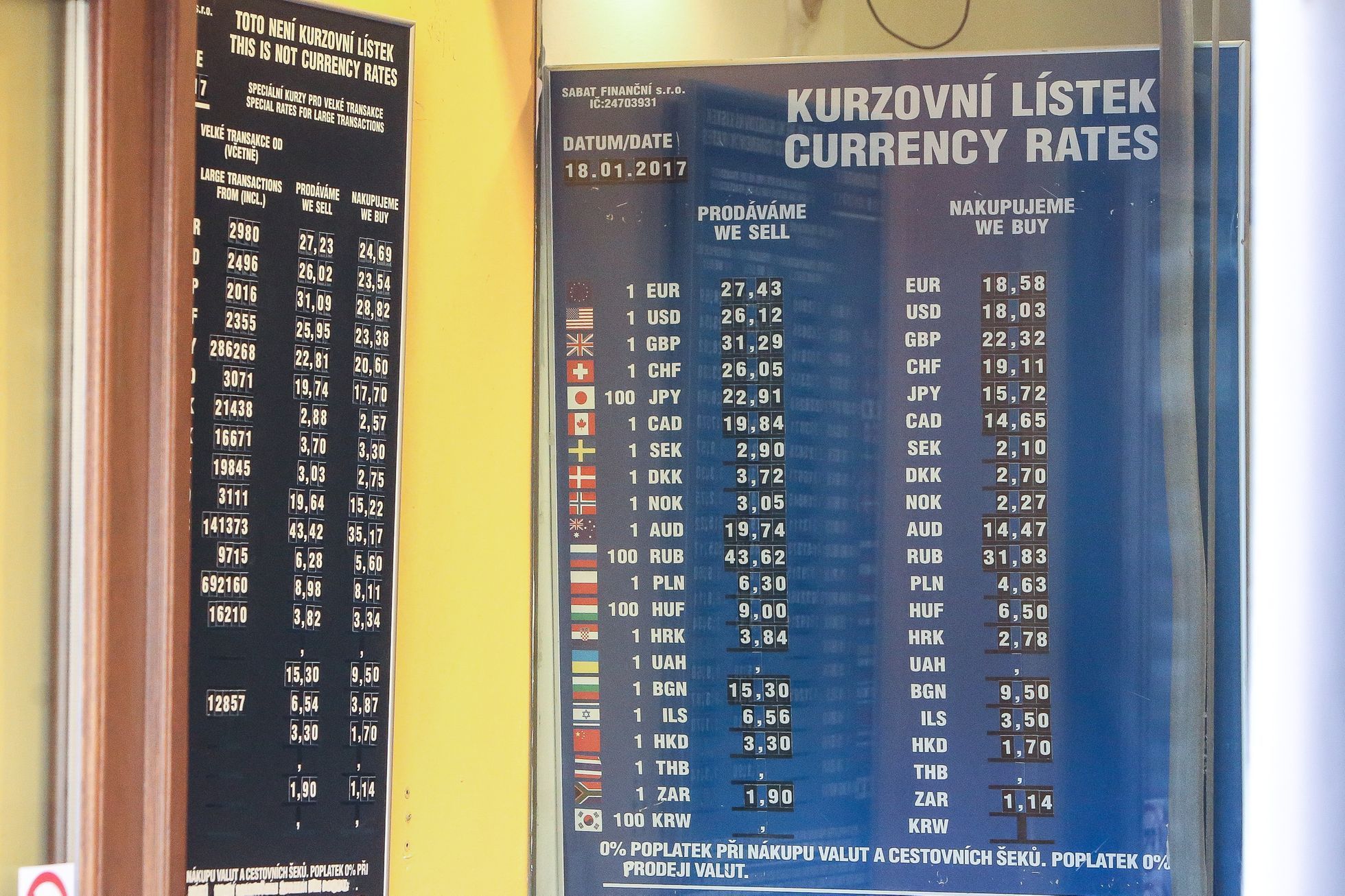 Směnárny v Praze s dvojími kurzy a dalšími nekalými praktikami