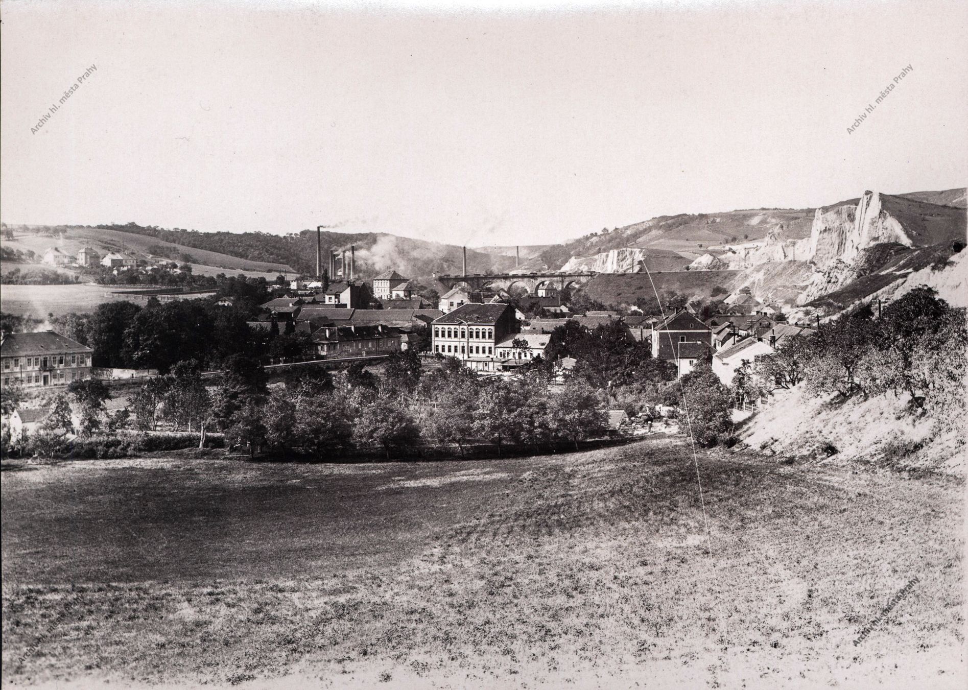 Pražský Semmering, Smíchov, Historie, železnice