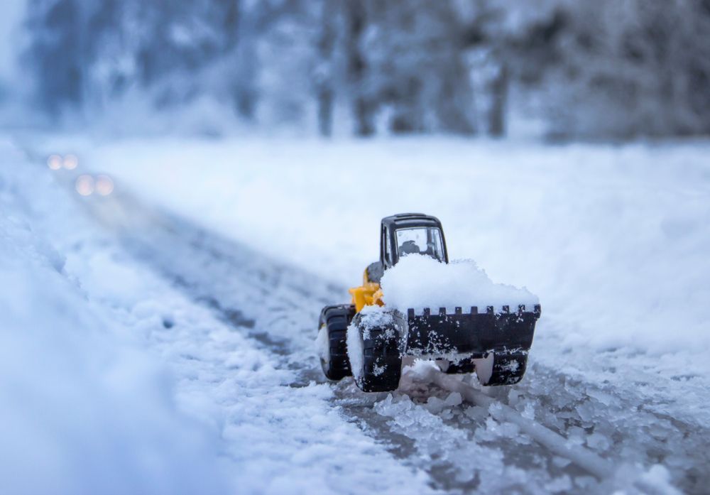 sníh pluh hračka ilustrační foto