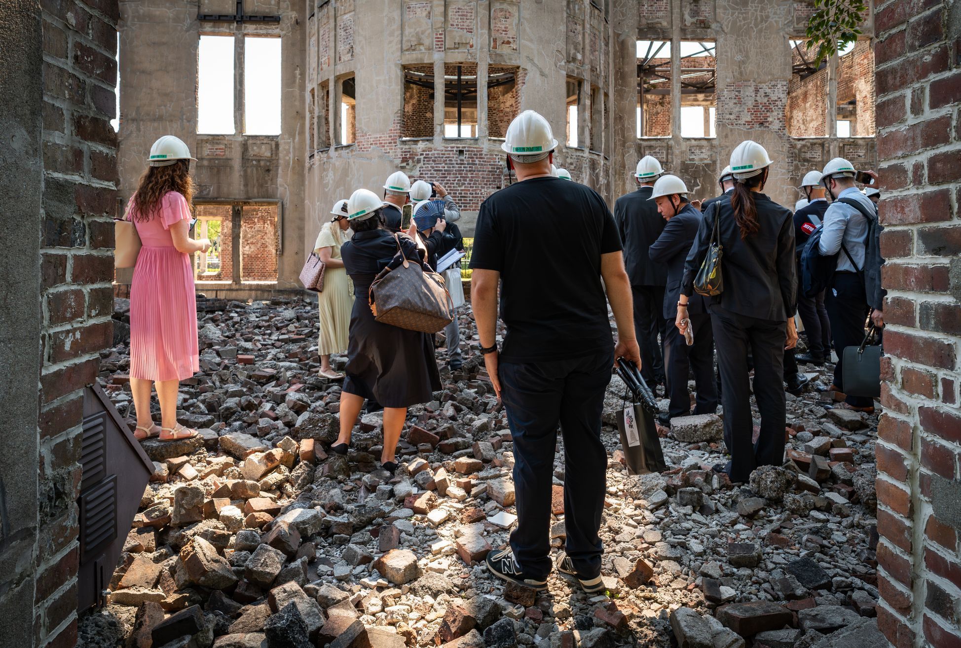 Hirošima, Japonsko, atomová bomba, Památník míru, trosky, reportáž