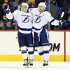 NHL: Tampa Bay Lightning vs. Winnipeg Jets - Ondřej Palát a Steven Stamkos