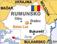 Mapa Rumunsko - Balea Lac