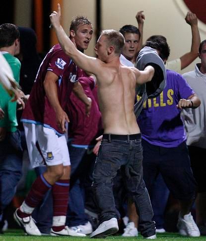 Fanoušci u hráčů West Hamu