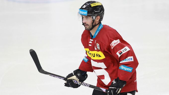 Kapitán hokejové Sparty Michal Řepík
