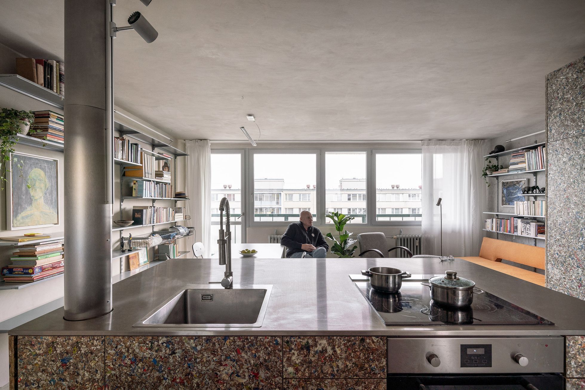 byt, rekonstrukce, praha, packwall, recyklovatelný materiál