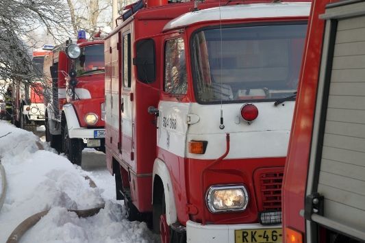 Požár stodoly v Nové Vsi na Rychnovsku
