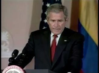 Bush v Kolumbii