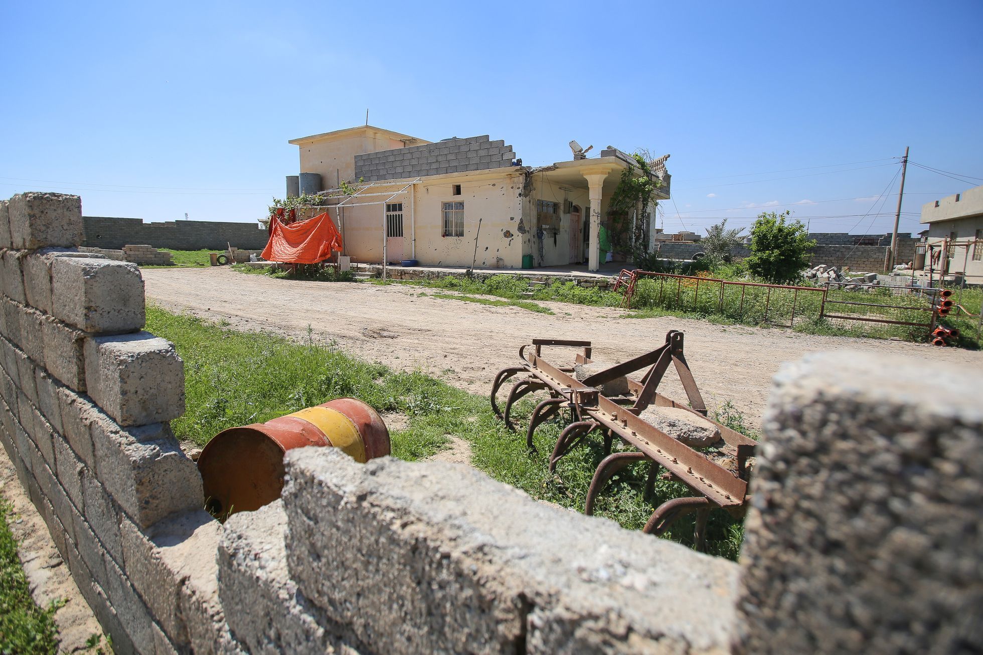 Distribuce pomoci Člověka v tísni, Irák, vesnice Nimrud, al-Abbás