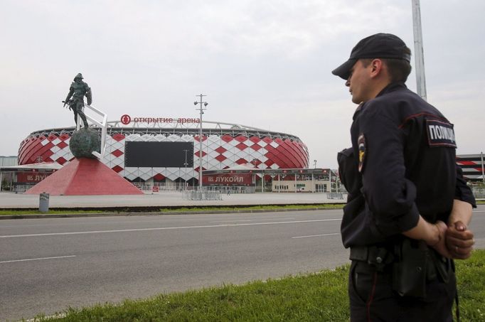 Příprava na MS 2018:stadion Otkrytie Arena v Moskvě