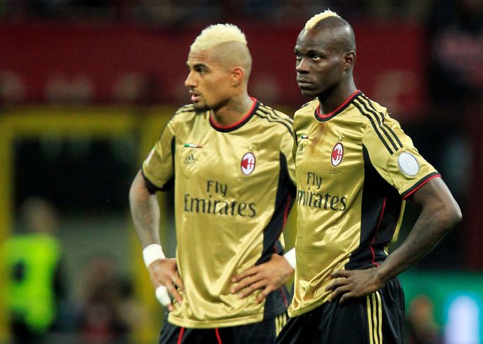 Mario Balotelli a Kevin Prince Boateng