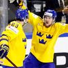 MS 2018, Švédsko-Lotyšsko: Viktor Arvidsson slaví švédský gól
