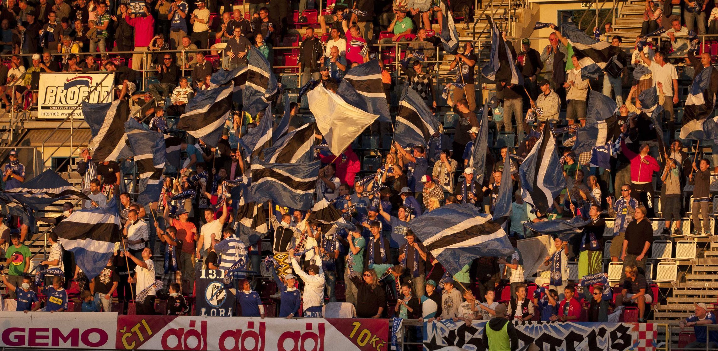 Fotbalisté Sigmy Olomouc v utkání sedmého kola Gambrinus ligy 2012/13 se Slovanem Liberec.