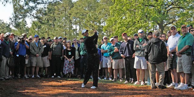 Tiger Woods na turnaji Masters v Augustě