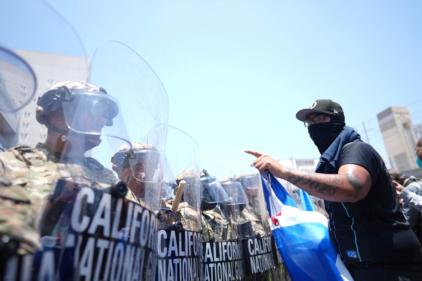 Los Angeles. USA. nepokoje, migranti Trump