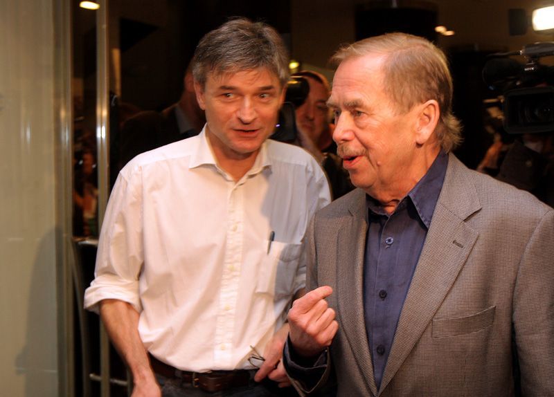 Václav Havel a David Radok