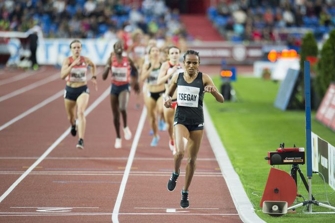 atletika, Zlatá tretra 2018, Gudaf Tsegayová (1500 m)