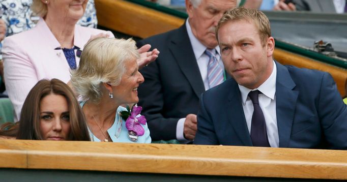 Chris Hoy na Wimbledonu 2014