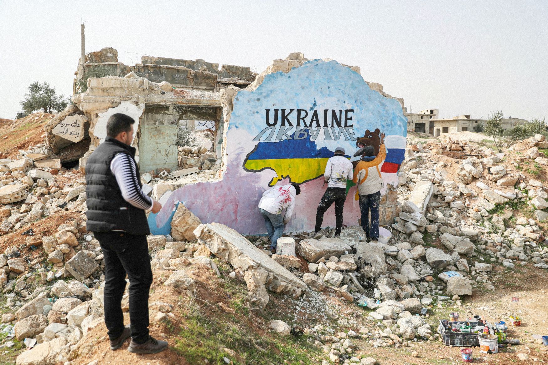 Foto / Sýrie / Ukrajina /  Rusko / Útok / Invaze / 24. 2. 2022