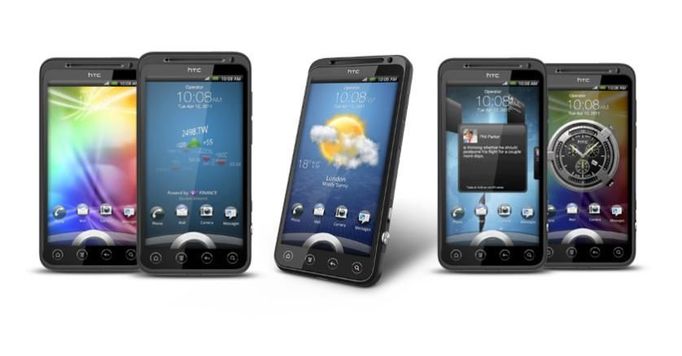 Smartphone HTC EVO 3D.