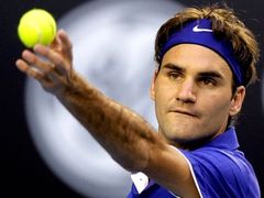Roger Federer v semifinále Australian Open proti Andy Roddickovi jasně dominoval.