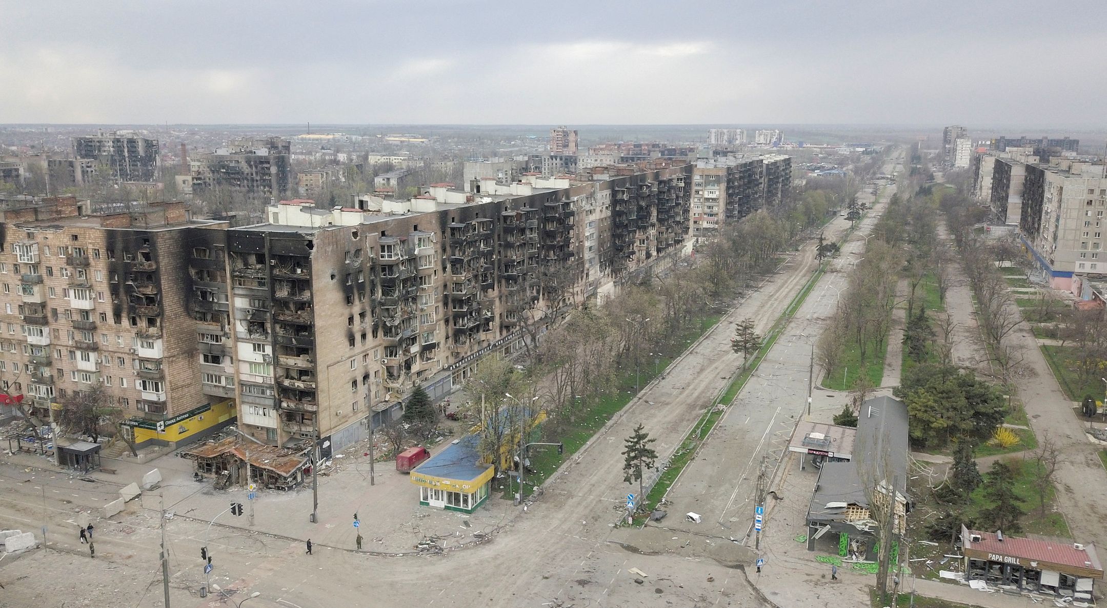 Fotogalerie / 18. 4. 2022 / Mariupol / Ukrajina