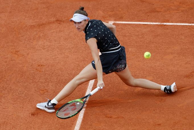 Markéta Vondroušová ve čtvrtfinále French Open 2019