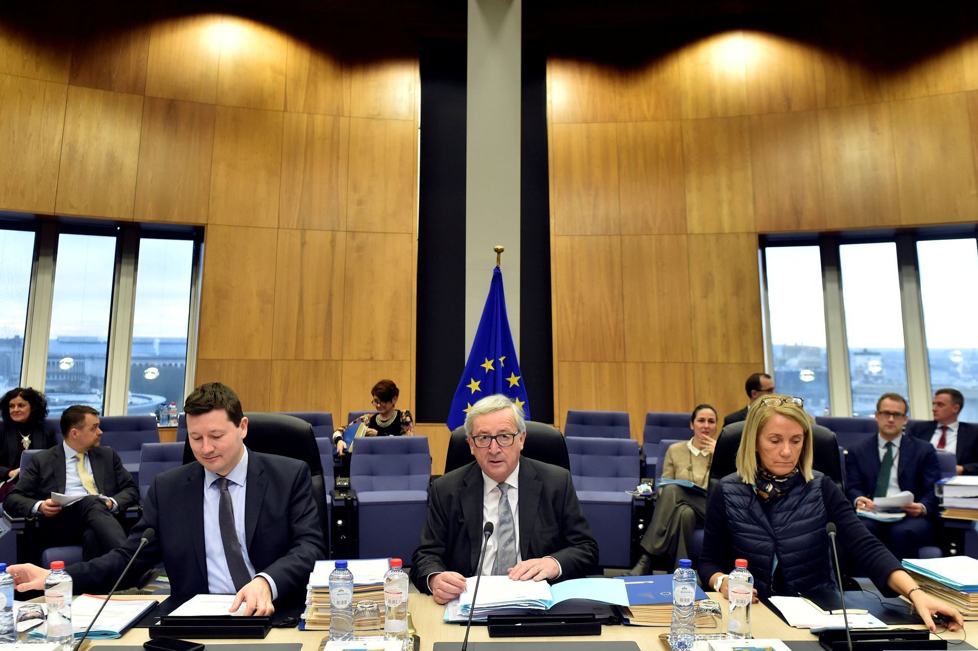 Martin Selmayr a šéf Evropské komise Jean-Claude Juncker