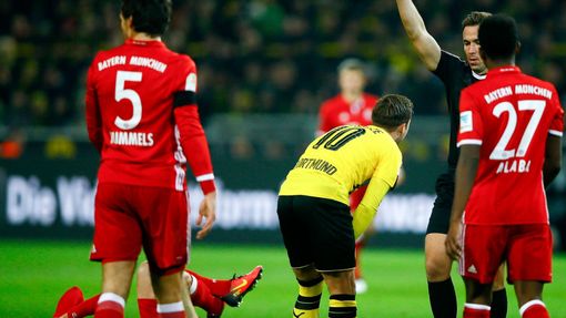 Borussia Dortmund - Bayern Mnichov, Bundesliga 2016/17. Hummels, Gotze, ALaba