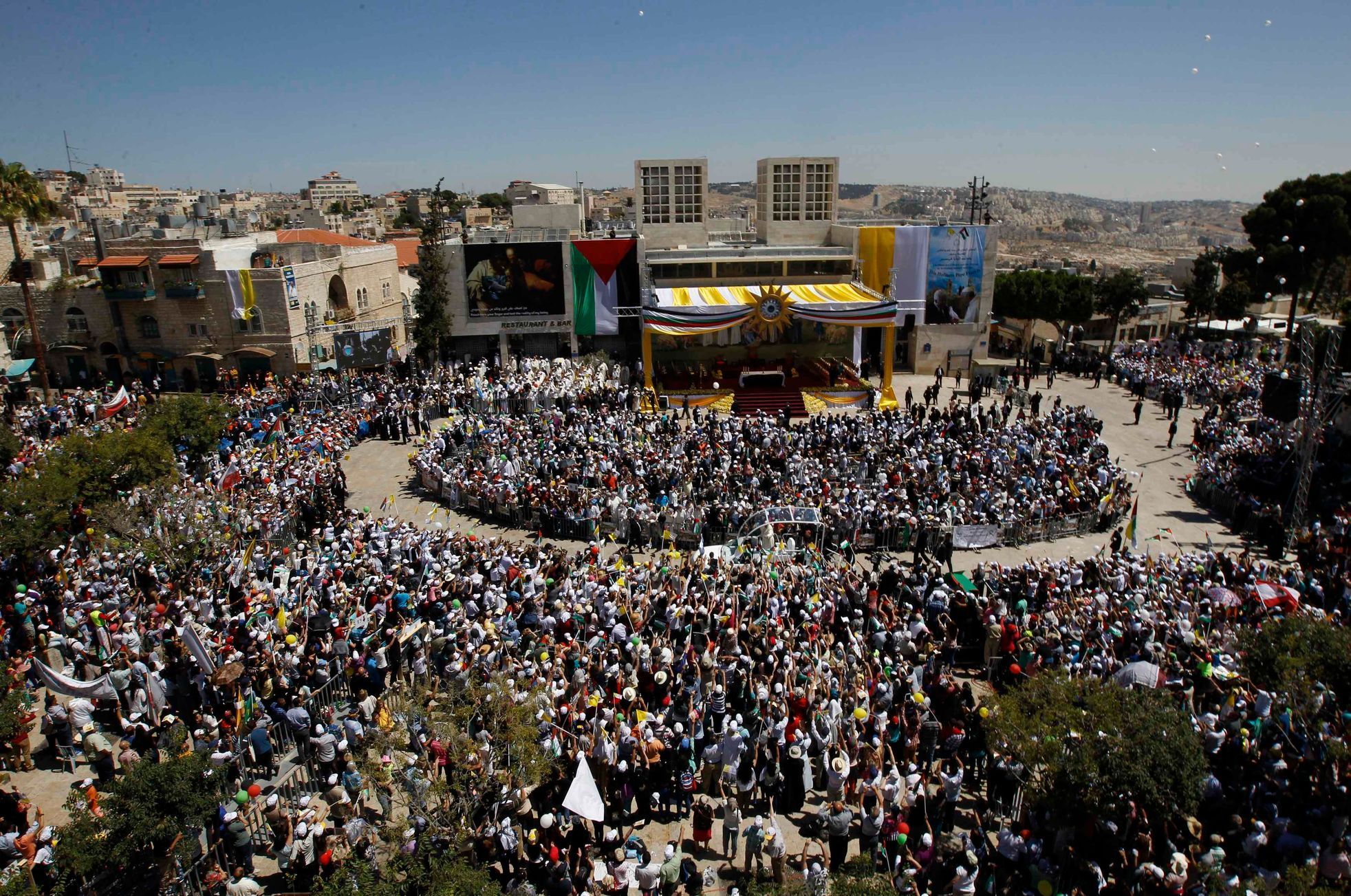 Papež - Izrael - Betlém - Palestina