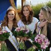 Vítězky České Miss 2018 na tiskové konferenci týmu F2 Charouz Racing System.