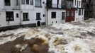 Valící se řeka Eau-Noire v Couvinu.