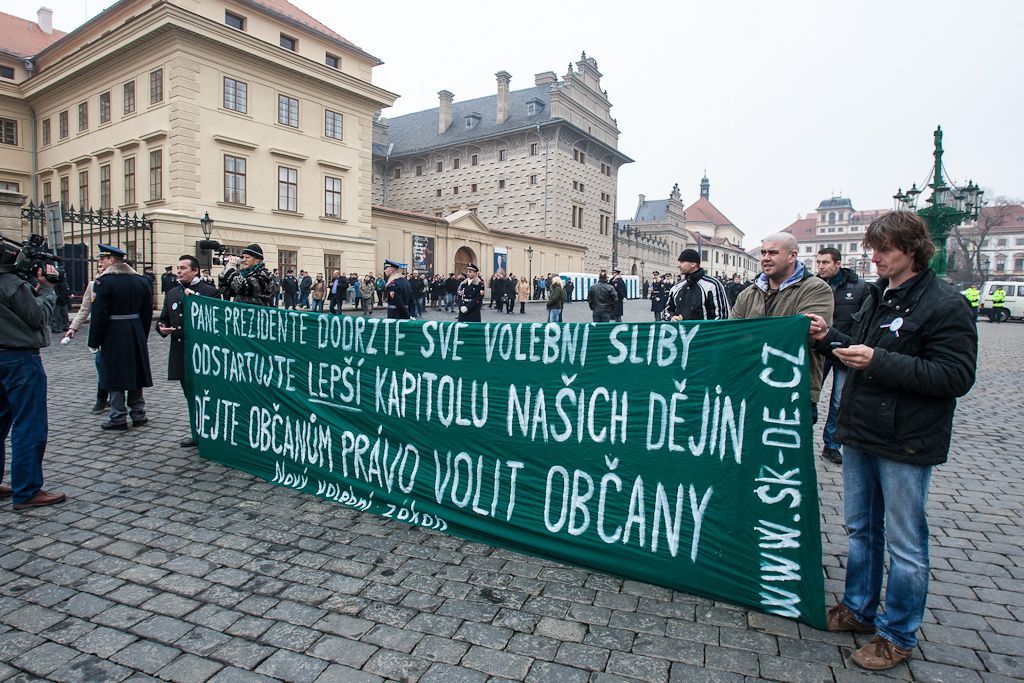 Inaugurace prezidenta Zemana na Pražském hradě