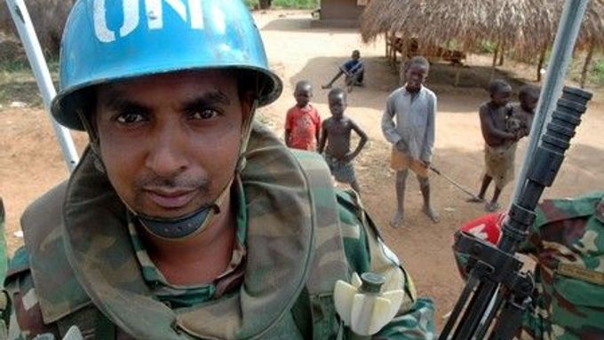 Voják OSN - ilustrační foto.
