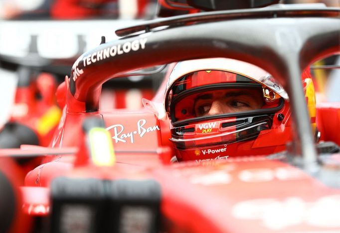 Carlos Sainz junior ve Ferrari ve VC Kanady F1 2023