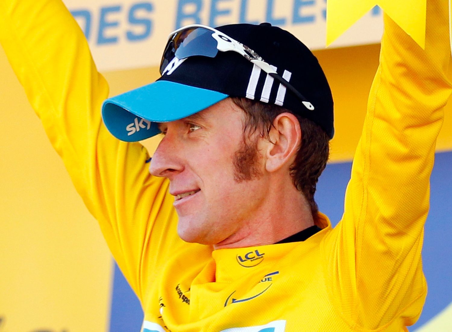 Britský cyklista Bradley Wiggins během sedmé etapy Tour de France 2012.