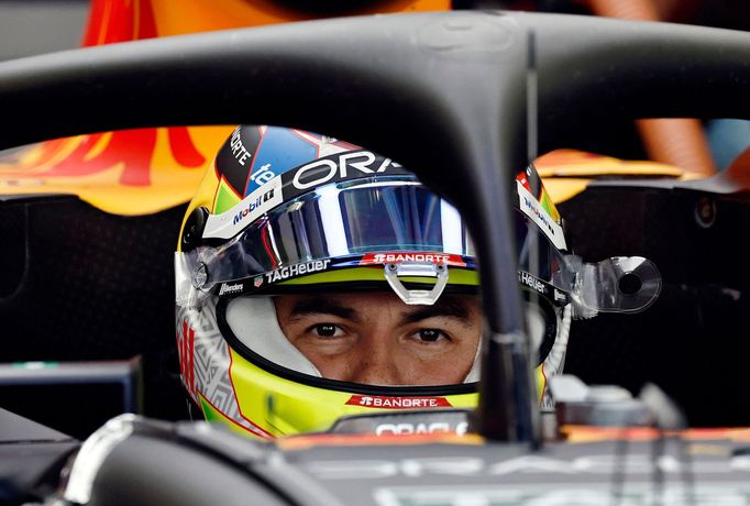 Testy F1 v Sáchiru 2023: Sergio Pérez, Red Bull