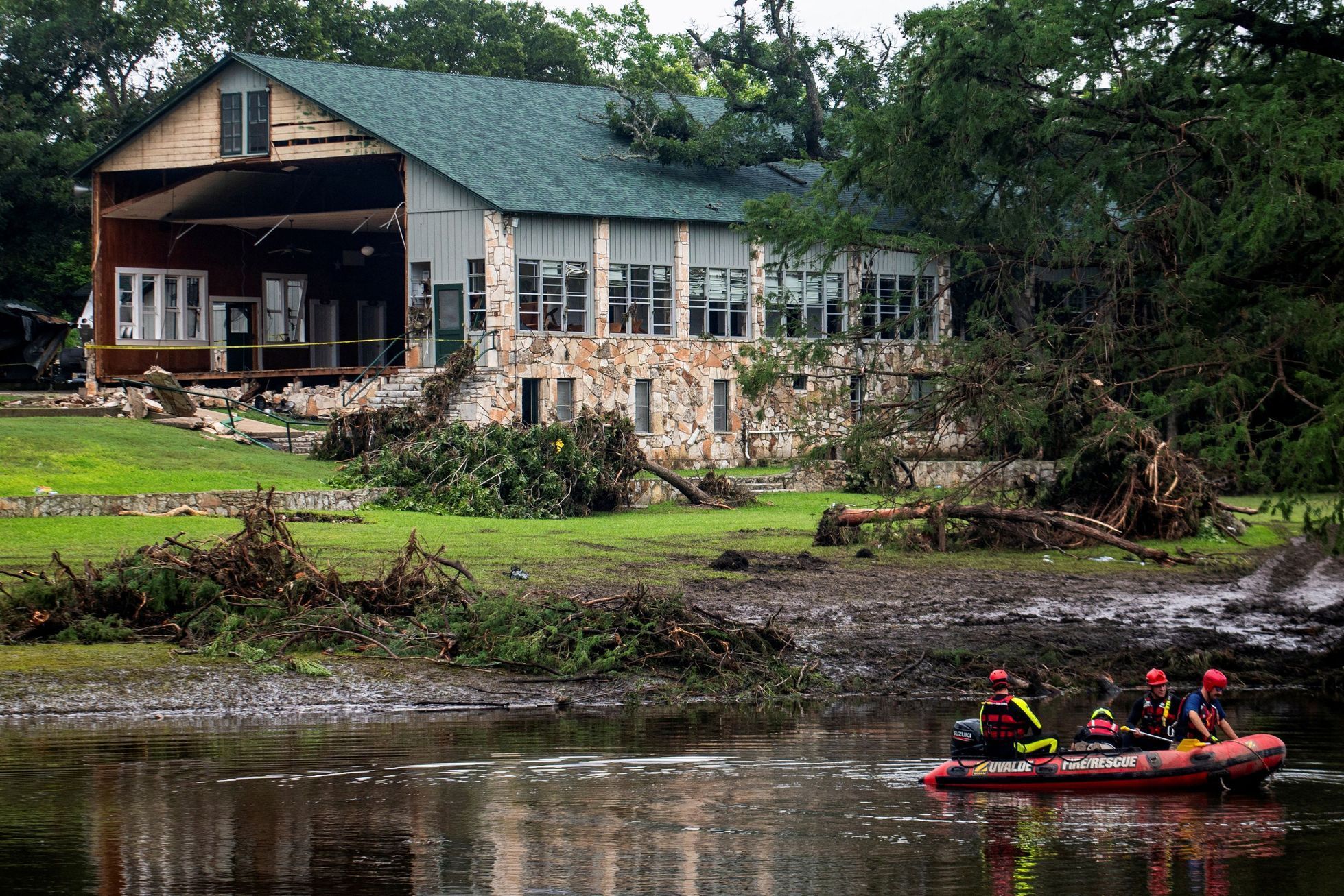 USA, Texas, záplavy, Mystic Camp