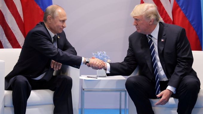 Vladimír Putin a Donald Trump.