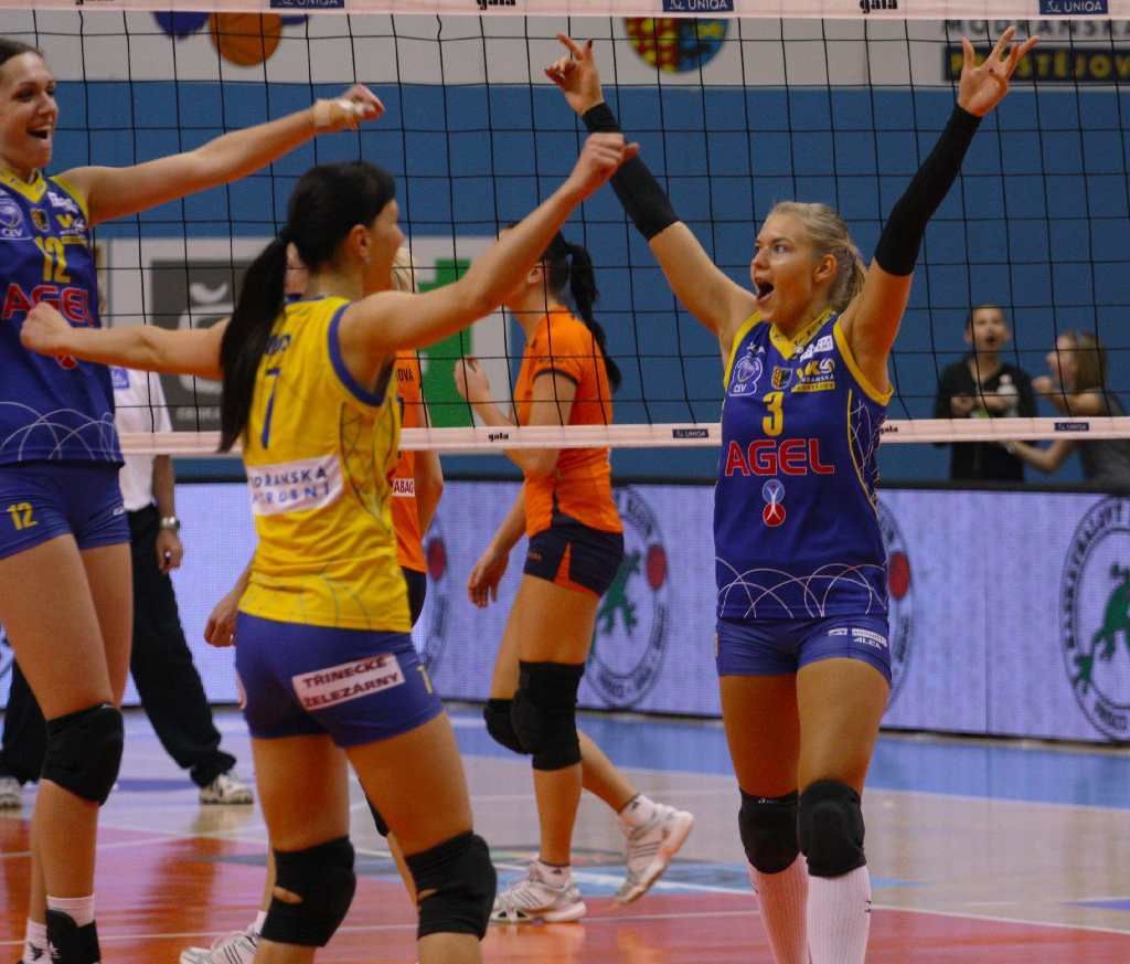 Prostějovské volejblaistky slaví třetí titul v řadě
