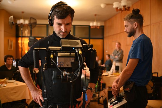 Ondřej Provazník při režírování