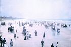 Pláž Seabreeze, Daytona (USA, 1904).