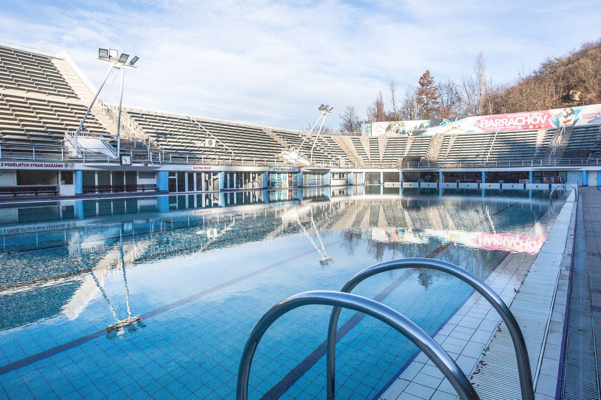 Plavecký stadion, bazén, Podolí, Praha