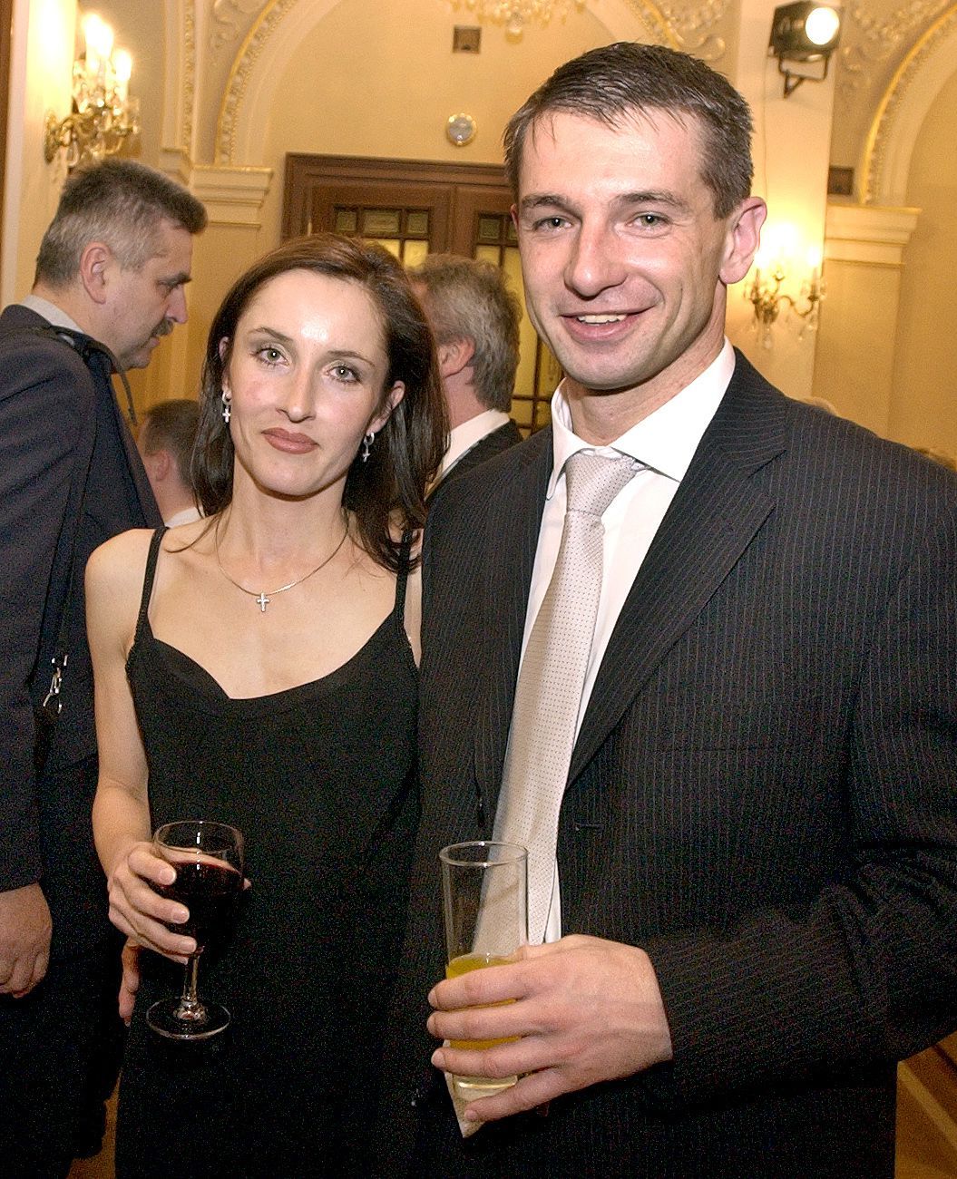 Fotbal, Pavel Kuka a manželka Renata (rozená Dlouhá)
