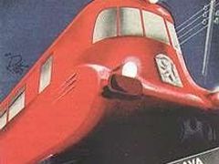 Elegantní červená karosérie, nadčasový design, dosud nepřekonaná rychlost. To je Sloveská strela.