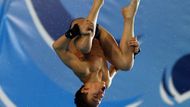 Třináctiletý evropský šampion ve skocích z desetimetrové věže Brit Thomas Daley.