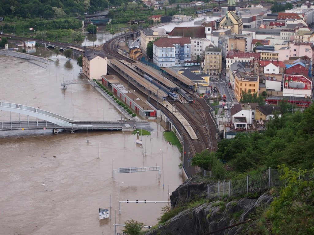 Povodeň červen 2013 - Ústí nad Labem