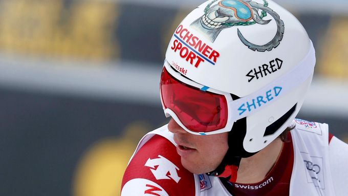 Švýcar Carlo Janka vyhrál superobří slalom na olympijské trati v Čongsonu.