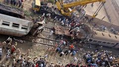 Železniční havárie v Egyptě
